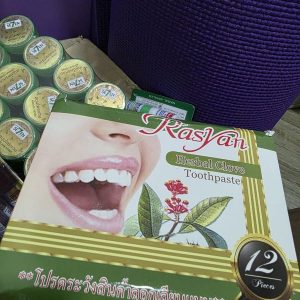 Kem Đánh Răng Thảo Dược Đinh Hương Rasyan (hộp 12 tuýp)